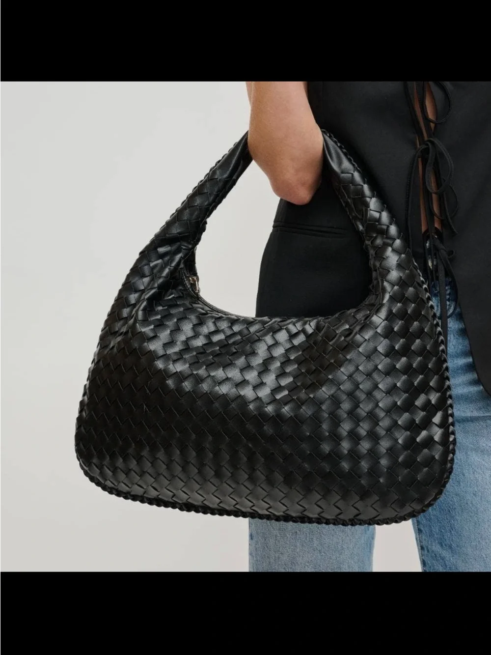 Woven Hobo Bag